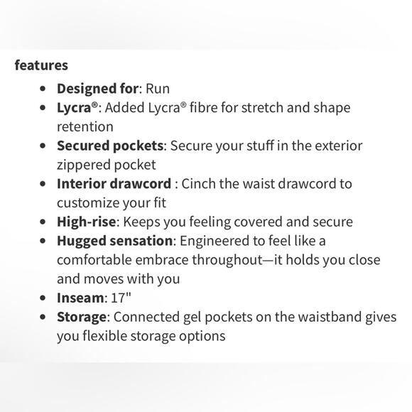 Lululemon Morning Miles Crop Size 6 - Picture 4 of 8